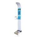 Coin operated bmi height weight body scale with Omron blood pressure meter