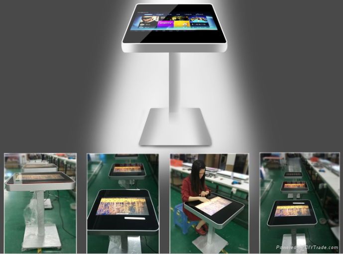 21.5inch lcd touch table price/smart interactive touch screen table 2