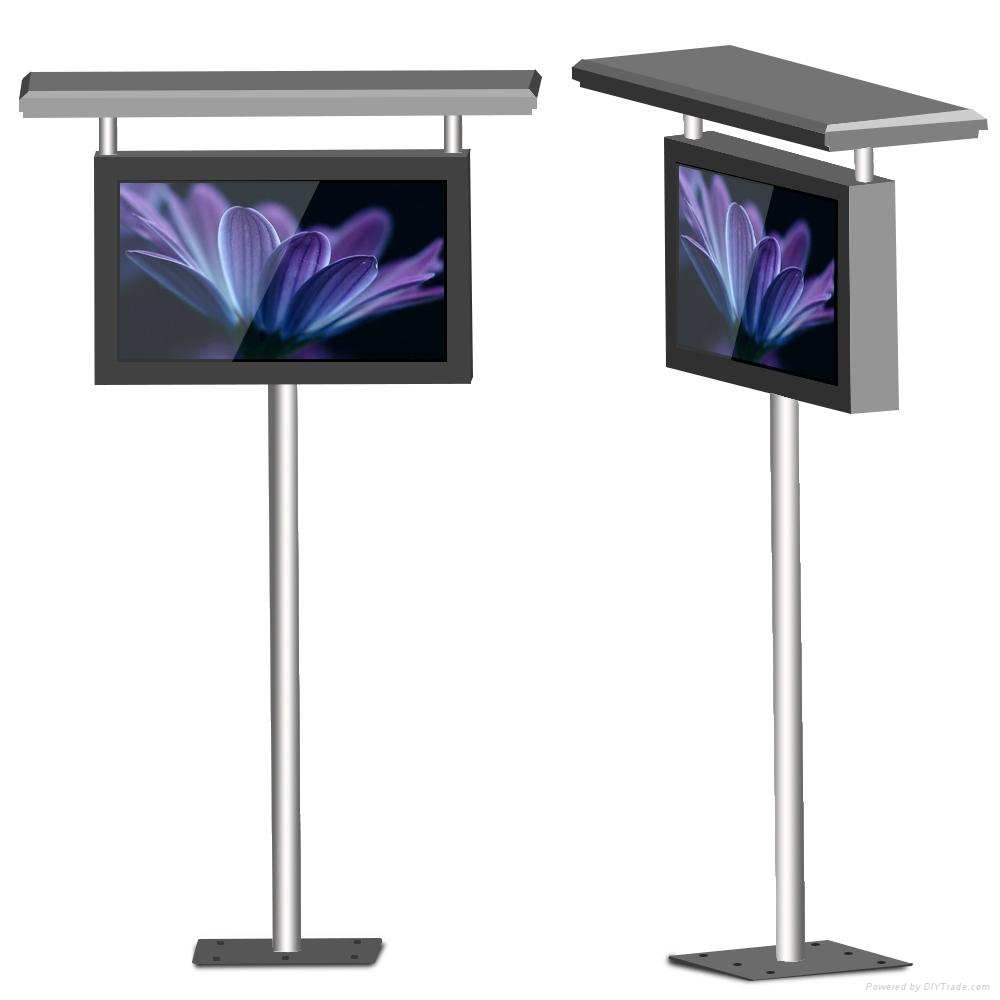 3000nits 65" 4k all weather high brightness sun readable LCD outdoor