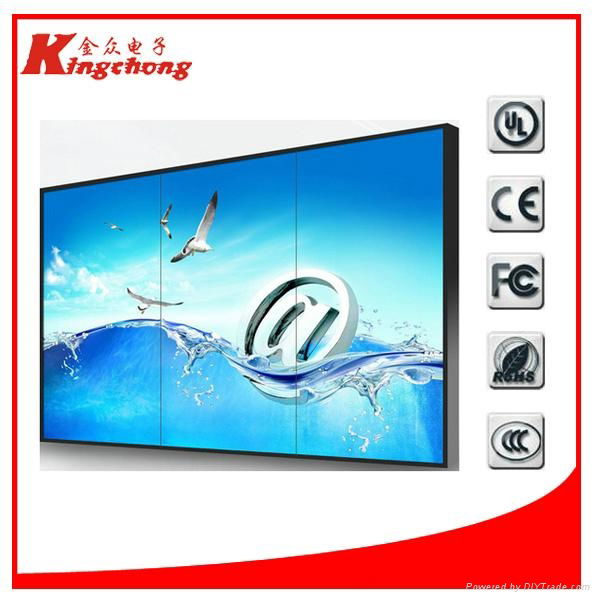 46'' 49'' 55'' 1920 1080 4k resolution screen 3*3 video wall with splitter  2