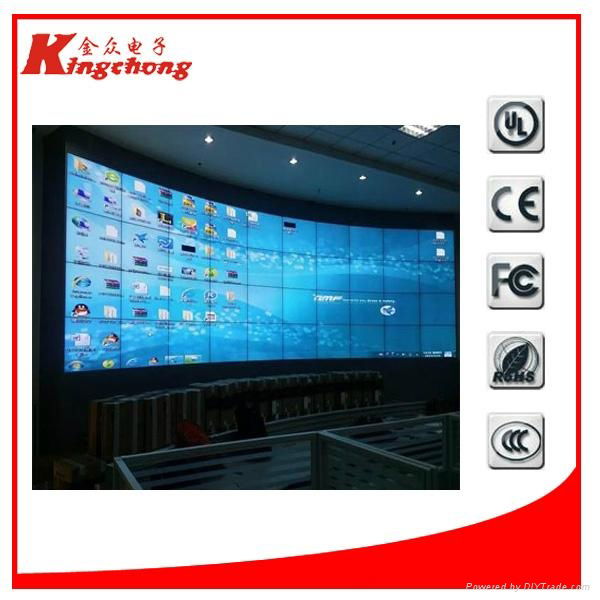 46'' 49'' 55'' 1920 1080 4k resolution screen 3*3 video wall with splitter  4