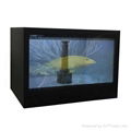 exhibition see-through transparent lcd display