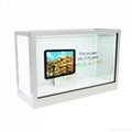 box network transparent display with lcd