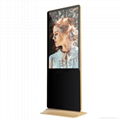 84 inch free standing lcd advertising player for airport and super market 3