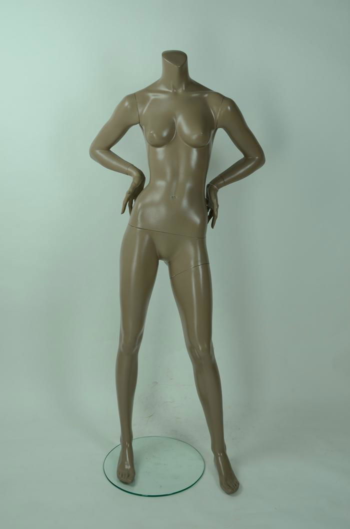 Skin color full body window display mannequin 2