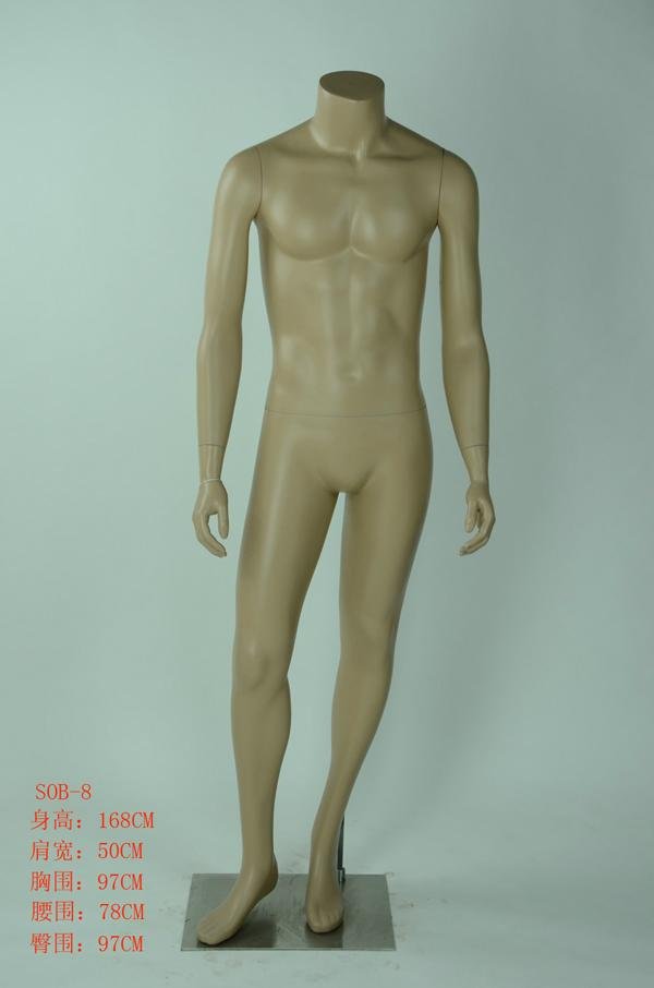 Woman and man skin color  full body clothing mannequin 4
