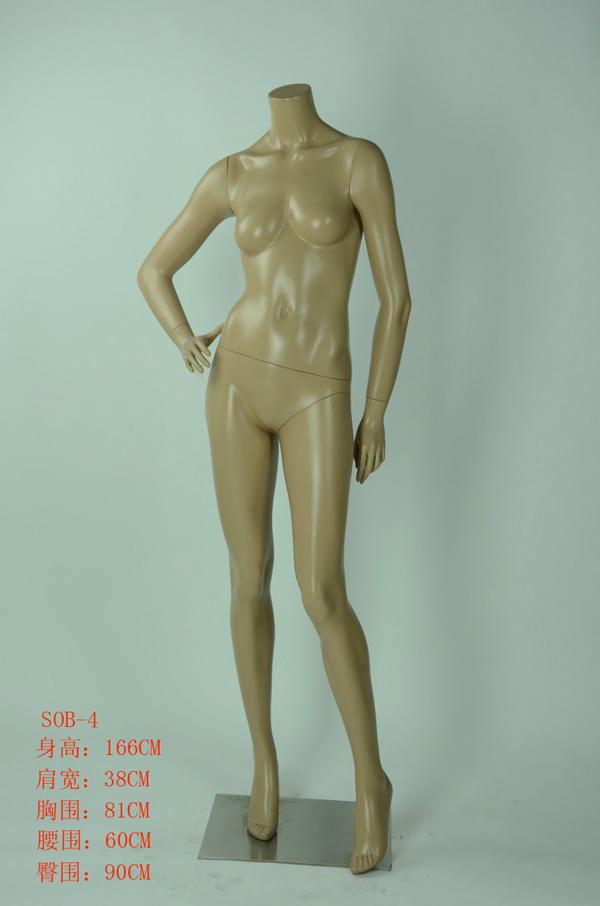 Woman and man skin color  full body clothing mannequin 5
