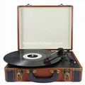 portable suitcase turntable vinyl record