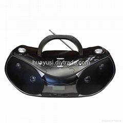 fm radio usb sd card portable boombox cd