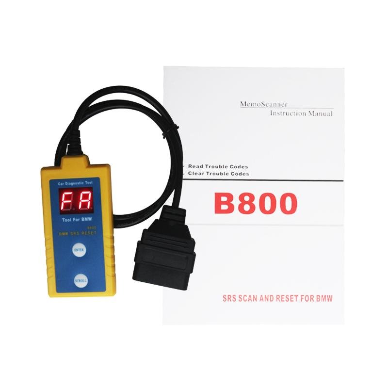  B800 BMW Airbag Scan Reset Tool with 20pin Auto Code Scanner 4