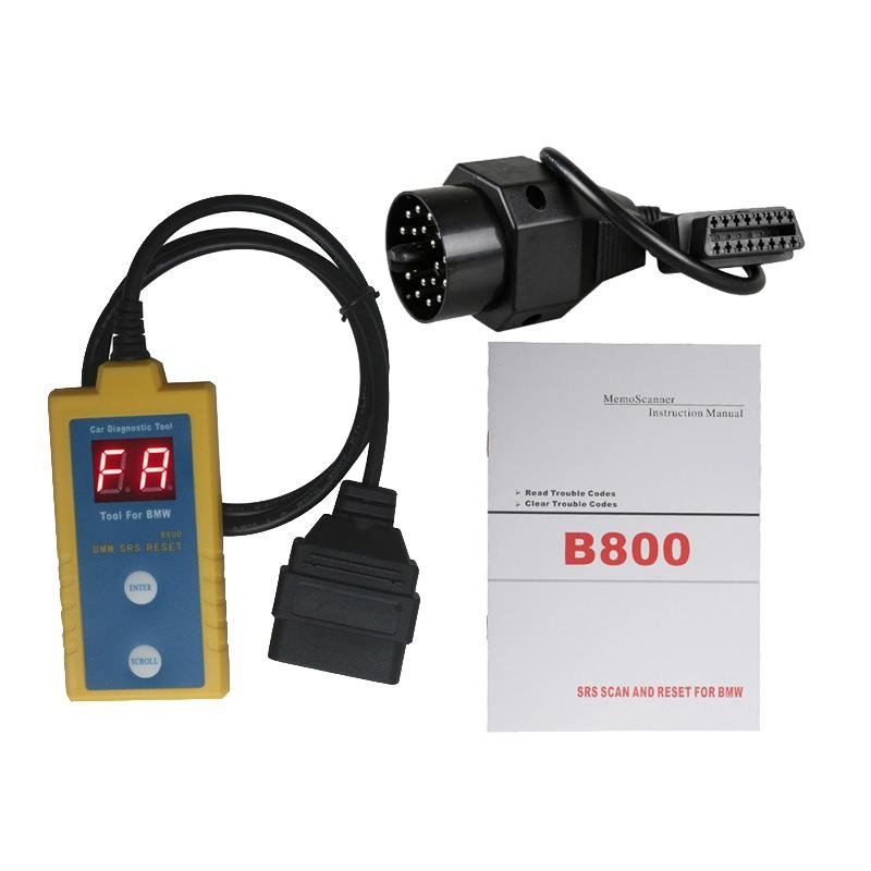  B800 BMW Airbag Scan Reset Tool with 20pin Auto Code Scanner 5