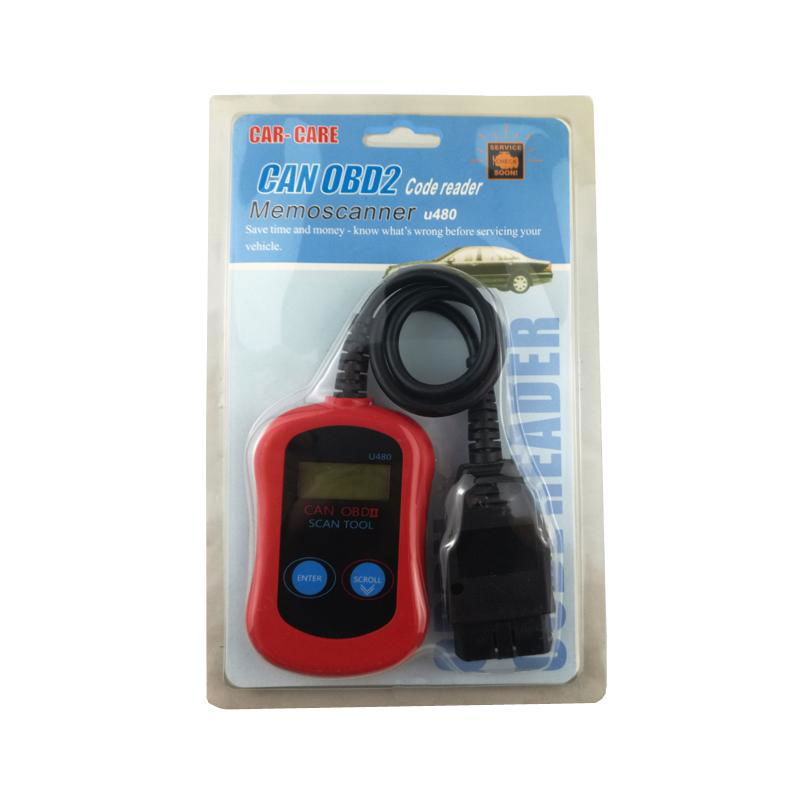 Memoscan U480 CAN OBDII EOBDII Code Reader 2