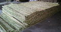 Production & workmanship of reeds in mats cane fance