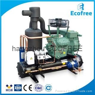 Water Cooled Condensing Unit with Bitzer Semi-Hermetic Compressor