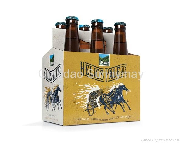 Factory Price Paper Cardboard 6 Bottle Beer Box