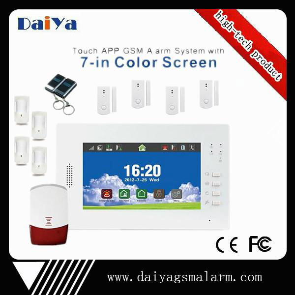 Full  Touch Screen Wireless Alarm System X6 3