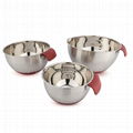 3pcs stainless steel mixing bowl set