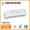 0-10V dimmable led driver 20-40V 800mA