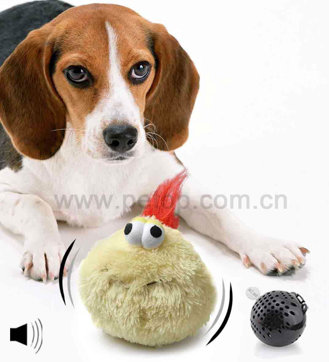 New Plastic PET Vibration Crazy Jumping Ball Toy for Dog & Cat Toys 2