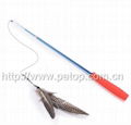 New  Wholesale Lovely Christmas  feather Cat Teaser toy 4