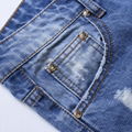 New Style Hip Hop Denim Fabric Man Damaged Jeans Ripped Pants Y062 3