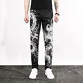 2017 In-stock Wholesale Drogan Printed Jeans Mens Street Wear Y010 3