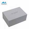 white cube box ampackaging cardboard folding boxes for wedding invitation 4