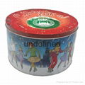 Christmas Round Tin Box