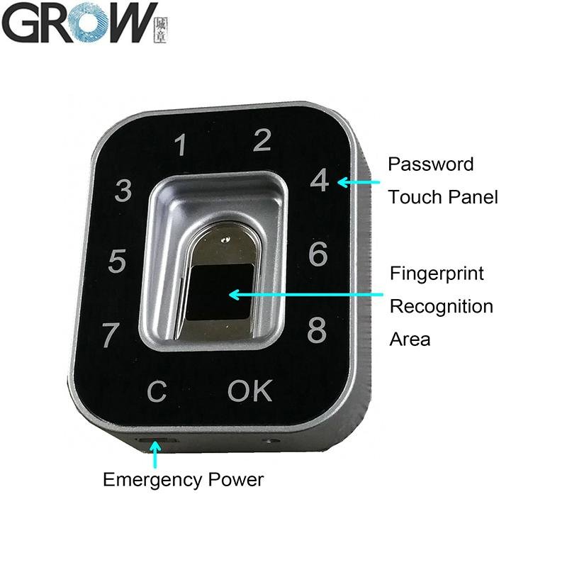 GROW G12更衣柜 抽屉用电容密码指纹锁 2