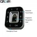 GROW G12 2018 New Design Password Fingerprint Cabinet Lock 2