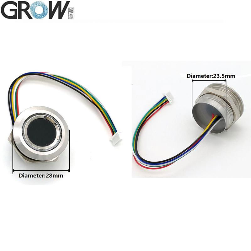 GROW R503 Round Two-Color Ring Indicator Control DC3.3V Fingerprint Module 3