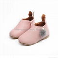 New arrival quality pink baby boots infant booties cute baby booties 1