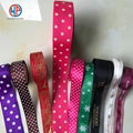 Wholesale custom logo polyester printed satin ribbon 5