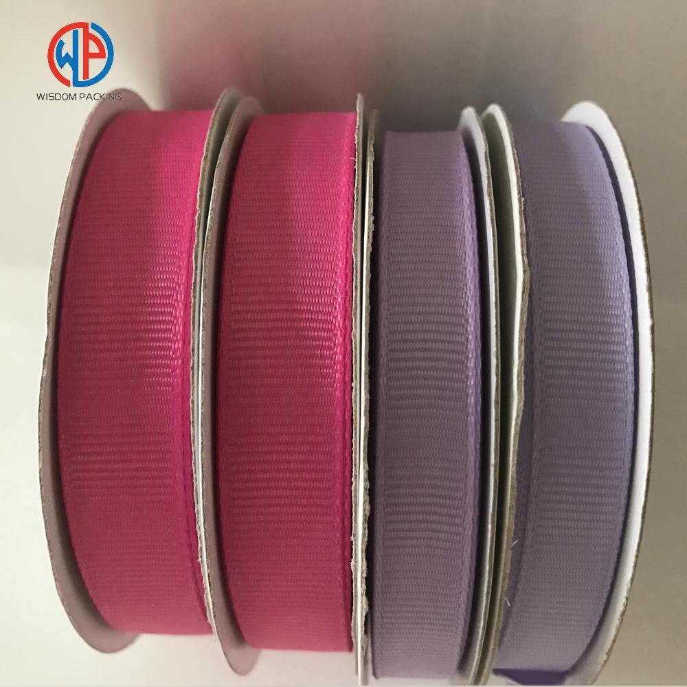 Wholesale 100% polyester grosgrain ribbon 2