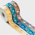 Wholesale 100%polyester custom printed grosgrain ribbon 1