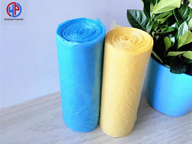 High quality colorful cheap new products LDPE HDPE garbage bags in roll 3