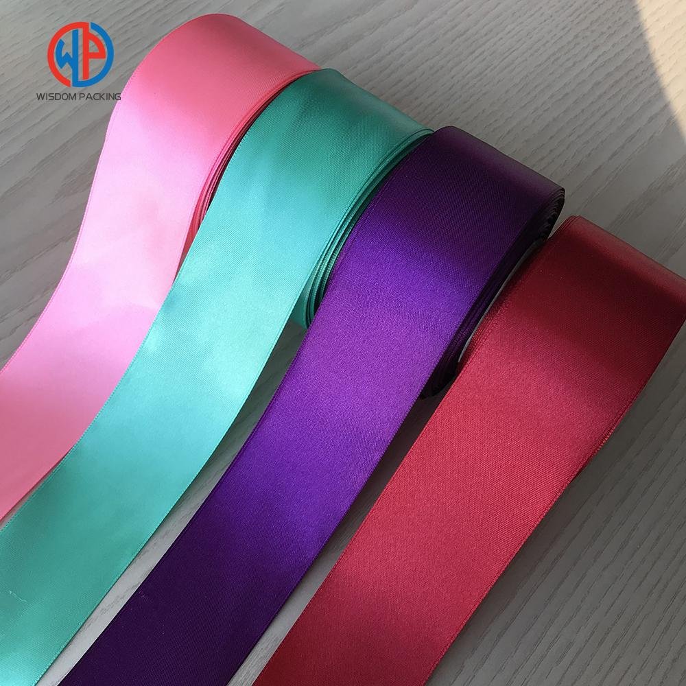 Wholesale all kinds of  high quality polyester satin ribbon 2