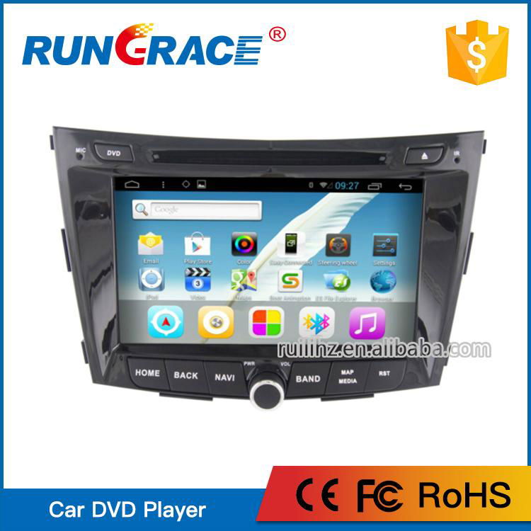 Android 8 inch Double din Touch Screen Car radio for Ssangyong Tivoli