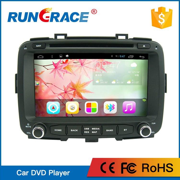 CHINA Manufacturer 8 inch android 6.0 Multimedia car audio For Carens