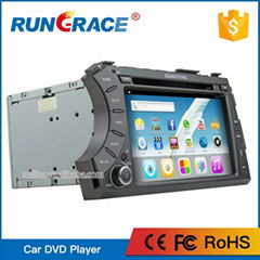 7 inch Touch Screen Ssangyong car radio android dvd player for Actyon or Korando