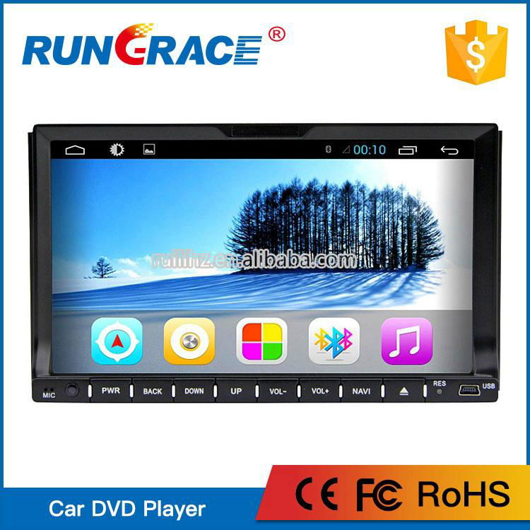 RUNGRACE  7 inch  touch screen with DVD android universal car navigation radio