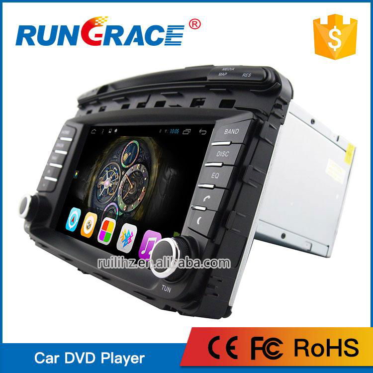 Android 2 din car audio stereo multimedia navigation gps device for KIA Sorento 3