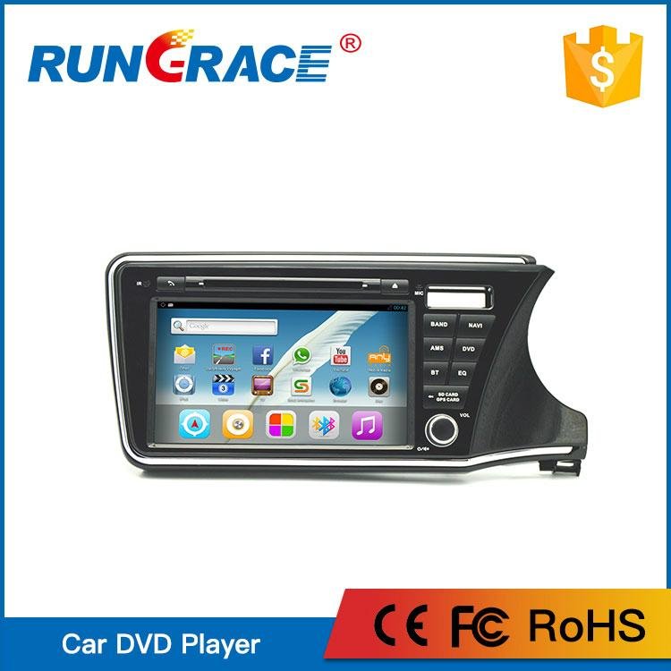The best price 9 inch dab car radio android with gps navigation for Honda city 4