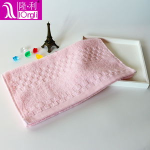 High quality embroider dobby 100% bamboo fiber towel 2