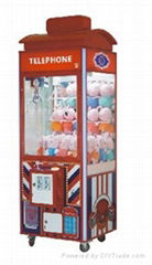 Colourfull New Super Box Toy Claw Machine with Coin Accepter