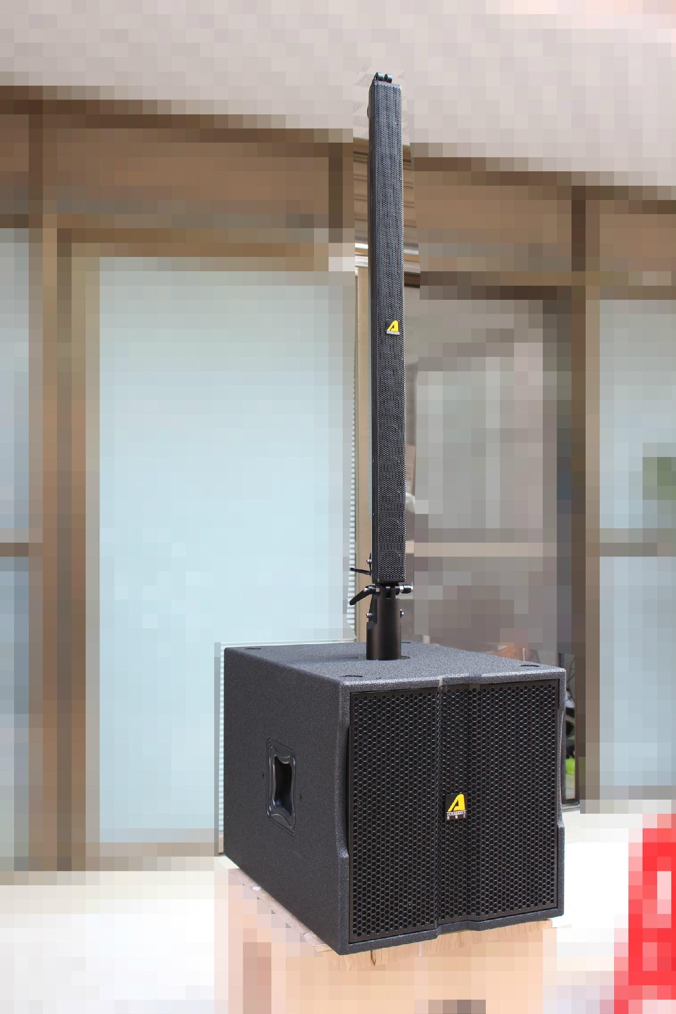 Pro active column speaker protable line array system actpro audio loudspeaker