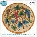 Hand Painted 14 Inch Round Colorful Wedding Cheap Bulk Ceramic Plates 4