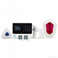 3g wifi gprs smart home alarm system