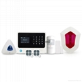 3g wifi gprs smart home alarm system work with 100 smart sockets