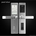 smart fingerprint door lock with gsm wifi alarm system 3